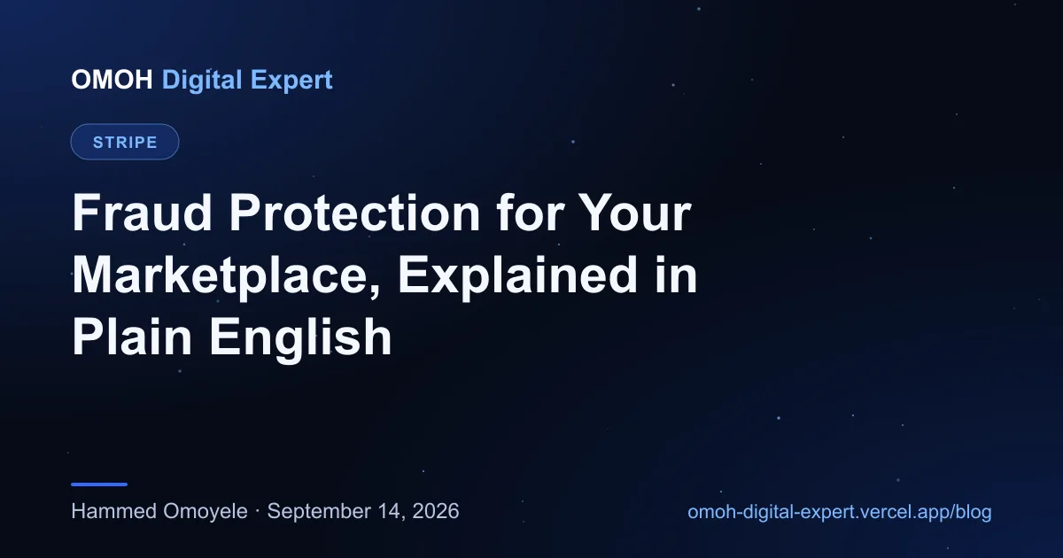 Fraud Protection for Your Marketplace, Explained in Plain English